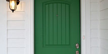 puerta verde